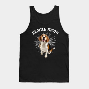 Womens beagle mom shirts for women mothers day gift Tank Top